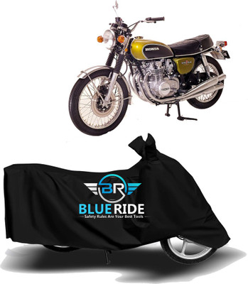 BLORIDE Two Wheeler Cover for Honda(CB 500, Black)
