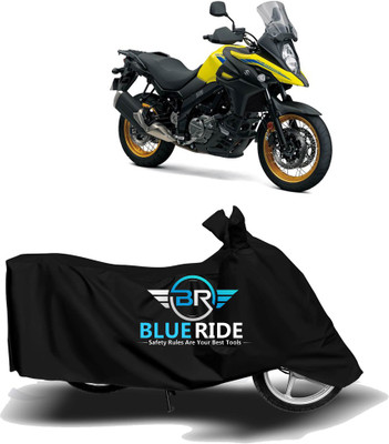 BLORIDE Two Wheeler Cover for Suzuki(V-Strom 650 XT, Black)