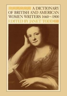 A Dictionary of British and American Women Writers 1660-1800(English, Paperback, unknown)