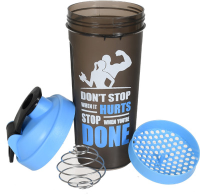 KUBER INDUSTRIES 800 ml Plastic Shaker(Pack of 1, Blue)