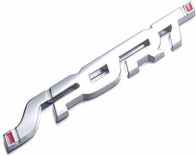 Automaze Sticker & Decal for Car(Silver)