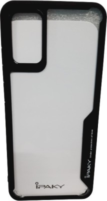 TempGlow Back Cover for Samsung Galaxy M02s(Black, Transparent, Grip Case, Pack of: 1)