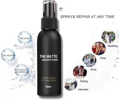 ADJD Makeup Setting Spray Face Primer Foundation Base Fixer Hydrate Fix Lasting Lasting Long Make Spray Primer  - 100 ml(TRANSPARENT)