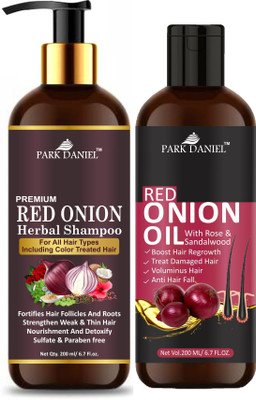 PARK DANIEL Shampoo Combo Pack Of 2 bottle of 200 ml(400 ml)(2 Items in the set)