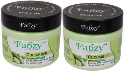 fabzy London Cucumber Cream, 500 ml x 2 ( Combo Of 2 pc x 500 ml )(2 Items in the set)