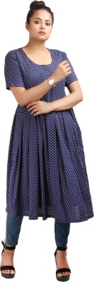 rayie collection Women Fit and Flare Blue Dress