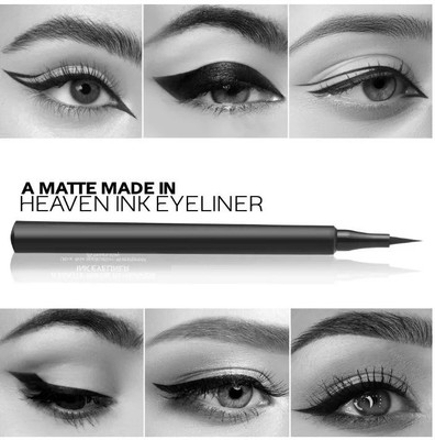 MYEONG Waterproof Long lasting Sketch Eyeliner Jet Black 24 Hours Stay 2 g(BLACK)