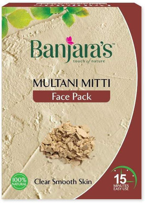 Banjaras Multani Mitti Face Pack Powder 100gms(100 g)