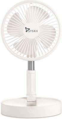 Syska COMPFAA PLUS FOLDABLE FPB 5060L 160 mm Silent Operation 4 Blade Table Fan