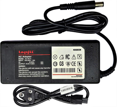 LAPJII Charger Compatible for Inspiron 13R (N3010), 13 7000 (7359) Laptops of 19V,4.74A,Watts 90 W Adapter(Power Cord Included)