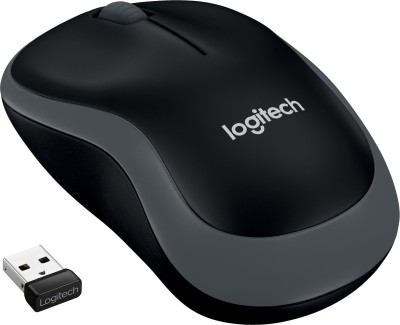 Logitech M185 Wireless Optical Mouse(2.4GHz Wireless, Grey)