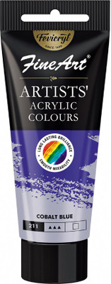 Fine Art Artists Water Based Acrylic Colour Tube 40 ml(Set of 1, Cobalt Blue)