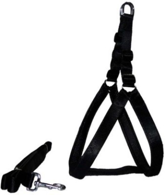 PETLEY Harness Leash Set for Dog Dog Harness & Leash(Extra Large, Black)