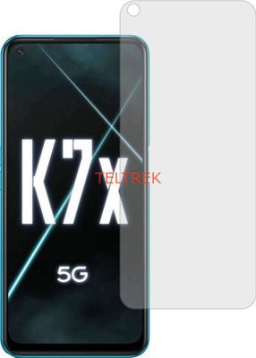 TELTREK Tempered Glass Guard for OPPO K7X PERM00 (Glossy Flexible Shatterproof)(Pack of 1)