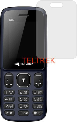 TELTREK Tempered Glass Guard for MICROMAX X412 (Glossy Flexible Shatterproof)(Pack of 1)