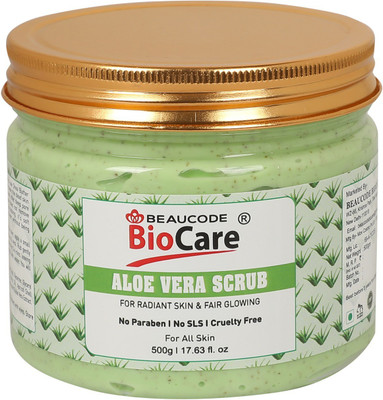 BEAUCODE BioCare Aloe Vera Face And Body  Scrub(500 g)
