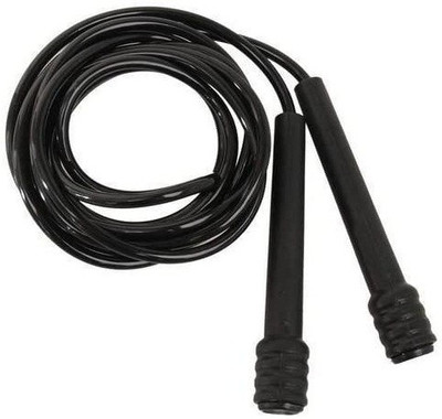 Spocco ®Speed Pencil Black PVC Skipping Rope Pack of 1 SK23 Freestyle Skipping Rope(Length: 13.9 cm)