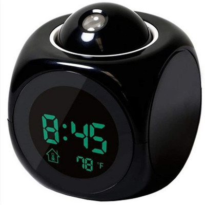 DITCAFOS Digital Black Clock