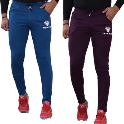 Acton Wilmer Solid Men Multicolor Track Pants