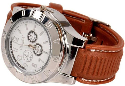 Gabbar Novelty watch lighter watch with cigarette lighter UNISEX , electric USB wrist watch lighter Royal Silver Cigarette Lighter(Silver, Brown)