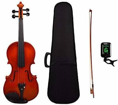 KADENCE Kadence, Vivaldi 4/4 Violin With Bow, Rosin, Hard Case (Brown Glossy V001C) 4/4 Classical (Modern) Violin  (BROWN Yes)