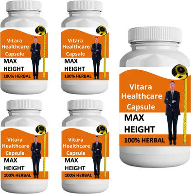 Vitara Healthcare Max Hight High Max Capsule Pack 5(5 x 30 Tablets)