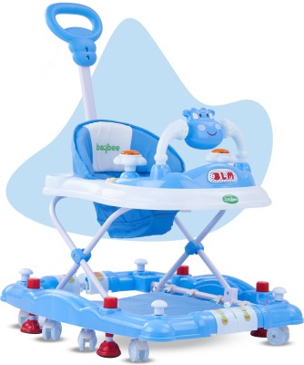 baybee Musical 2-in-1 Walker With Parent Rod(Blue)