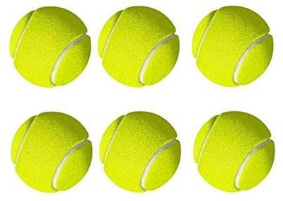 Spocco ®Tennis Cricket Ball Green, Hard Hitting and Durable Cricket Tennis Ball(Standard, Pack of 6)