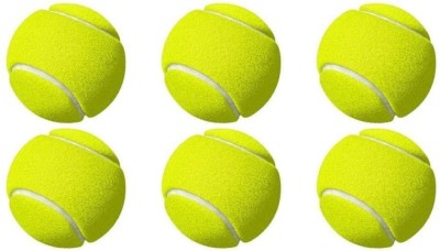 Spocco ™Green Rubber and tennis Sport Green Tennis 6ball Pack Cricket Tennis Ball(Pack of 6)