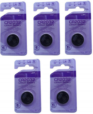 genuinebattery CR2032 coin 3volt battery, 5 Batteries  Battery(Pack of 5)