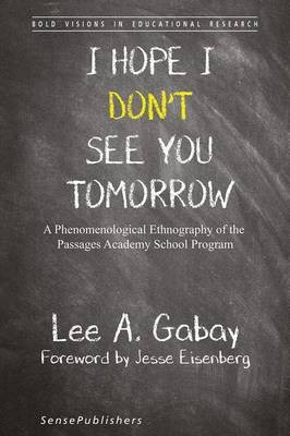I Hope I Don't See You Tomorrow(English, Electronic book text, Gabay Lee a)