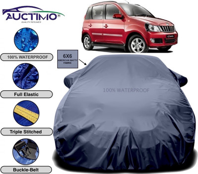 AUCTIMO Car Cover For Mahindra Quanto (With Mirror Pockets)(Grey)