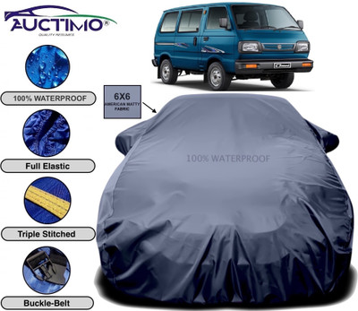 AUCTIMO Car Cover For Maruti Suzuki Omni (With Mirror Pockets)(Grey)