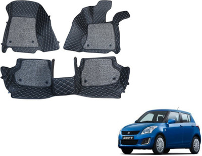 Auto Hub Leatherite 7D Mat For  Maruti Suzuki New Swift(Black)