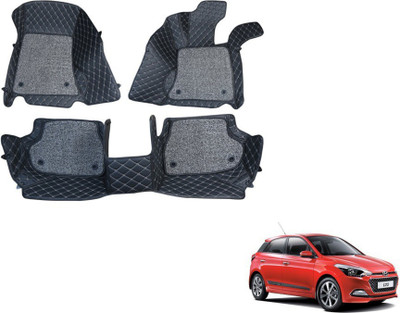 Auto Hub Leatherite 7D Mat For  Hyundai i20(Black)