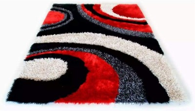Asha Home Decor Multicolor Polyester Carpet(7 ft,  X 5 ft, Rectangle)
