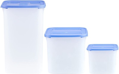 Cutting EDGE Plastic Utility Container  - 7.5 L, 4.5 L, 3 L(Pack of 3, Blue)