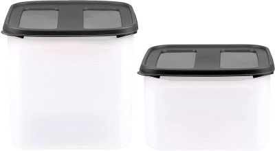 Cutting EDGE Plastic Utility Container  - 4500 ml, 3000 ml(Pack of 2, Black)