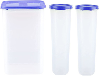 Cutting EDGE Plastic Utility Container  - 7.5 L, 1.1 L, 1.1 L(Pack of 3, Blue)