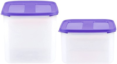 Cutting EDGE Plastic Utility Container  - 4.5 L, 3 L(Pack of 2, Purple)