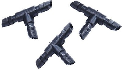 Vasudha Irrigation 4 MM MICRO TUBE TEE FOR THREE WAY JOINT PACK OF 10 NOS Drip Irrigation Kit