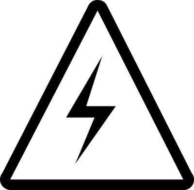 Digi2cart HIGH VOLTAGE WARNING STICKER Emergency Sign(Reflective Sign)