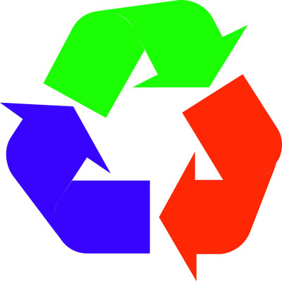 Digi2cart RECYCLE STICKER Emergency Sign(Reflective Sign)