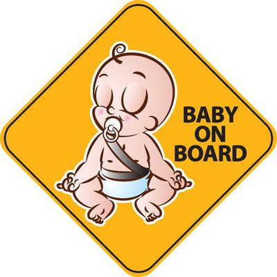 BUSY2BUY BABY ON BOARD Emergency Sign(Reflective Sign)