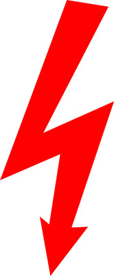 qthinfra HIGH VOLTAGE WARNING STICKER Emergency Sign(Reflective Sign)