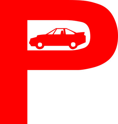 qthinfra PARKING CAUTION WARNING STICKER Emergency Sign(Reflective Sign)