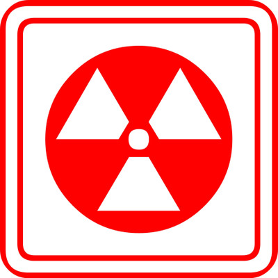 BUSY2BUY RADIOACTIVE CAUTION WARNING Emergency Sign(Reflective Sign)