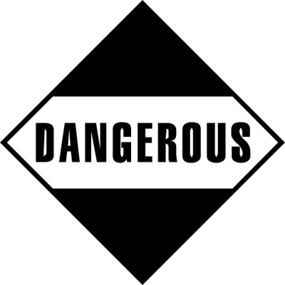 qthinfra CAUTION WARNING Emergency Sign(Reflective Sign)