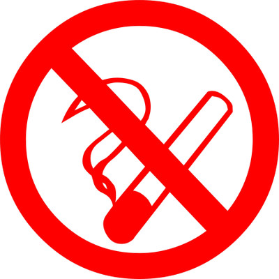 qthinfra NO SMOKING CAUTION WARNING Emergency Sign(Reflective Sign)