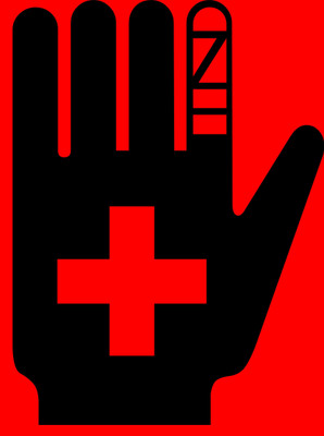 Digi2cart MEDICAL STICKER Emergency Sign(Reflective Sign)